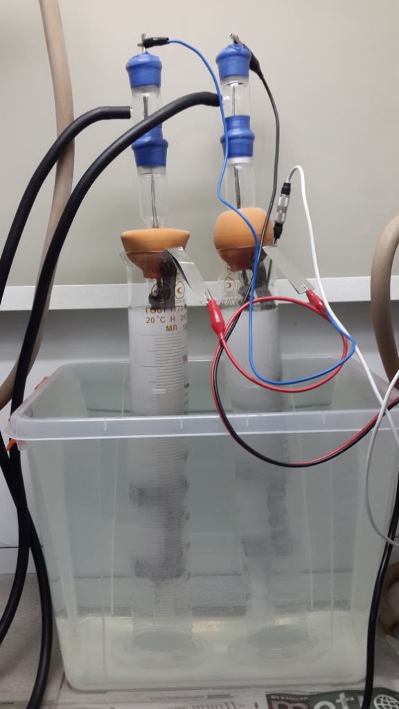    (     ). Preparation of hydrogen by electrolysis  (for catalytical hydrogenation under atmospheric pressure)